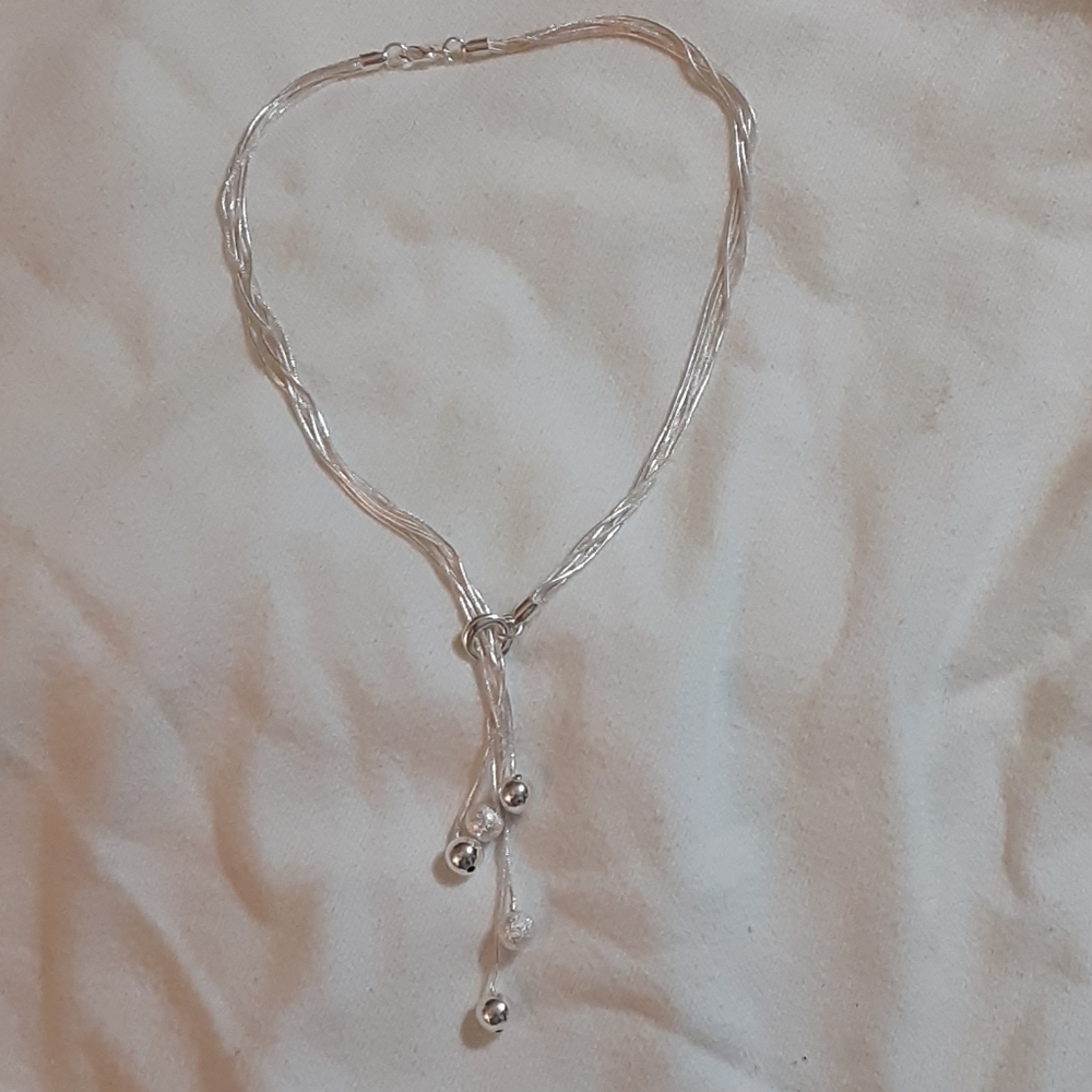 925 plates five strand Lariat